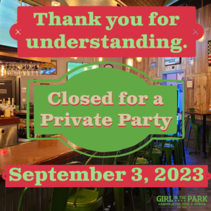 Private Party Closure